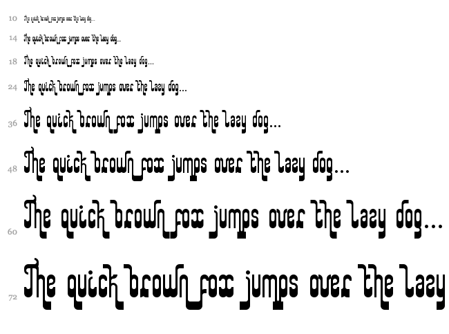 Rap my Hip-Hop font waterfall